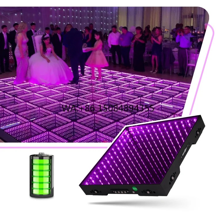 Lighting Wedding Outdoor - Outdoor-Hochzeitsparty Leuchtende Fliesen Magnetisches Glas 12+