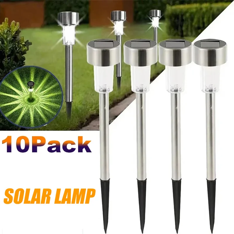 Outdoor Lighting Wire - Solar-Außenleuchten, Gartenlampe, solarbetrieben, wasserdicht, Landschaftspfad im