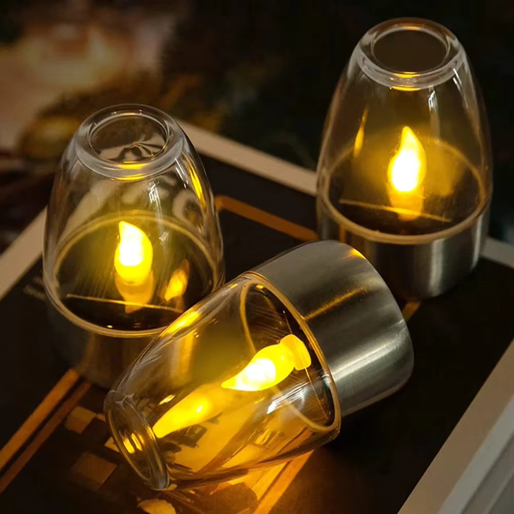 Outdoor Lighting Transformer - LED Edelstahl Solar Kerze Lichter Außenterrasse