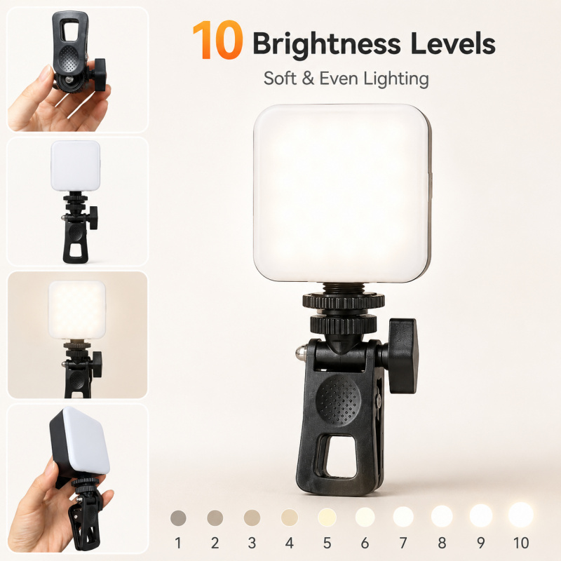 Outdoor Lighting Video - AY-49 Tragbares LED-Aufhellungslicht Mini Quadratisches Taschenlicht