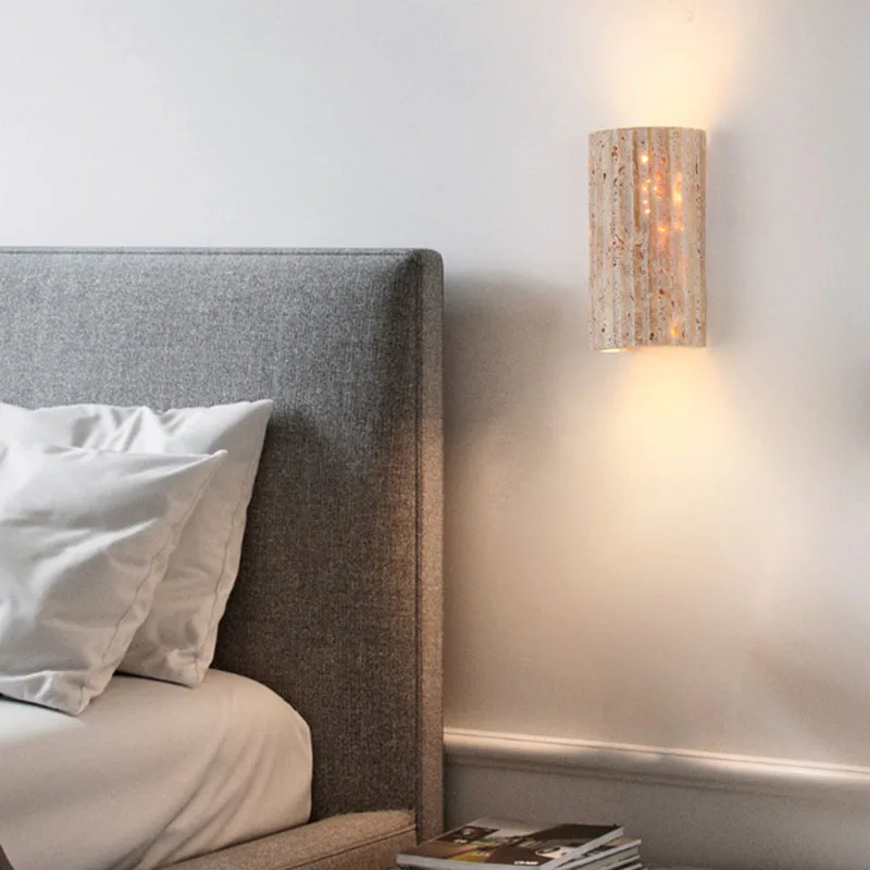 Wandleuchte aus gelbem Travert – Outdoor Lighting Restaurant Bewertung und Preis