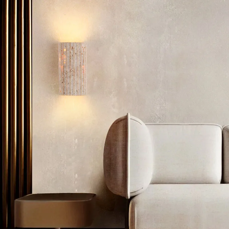 Wandleuchte aus gelbem Travert – Outdoor Lighting Restaurant Bewertung und Preis