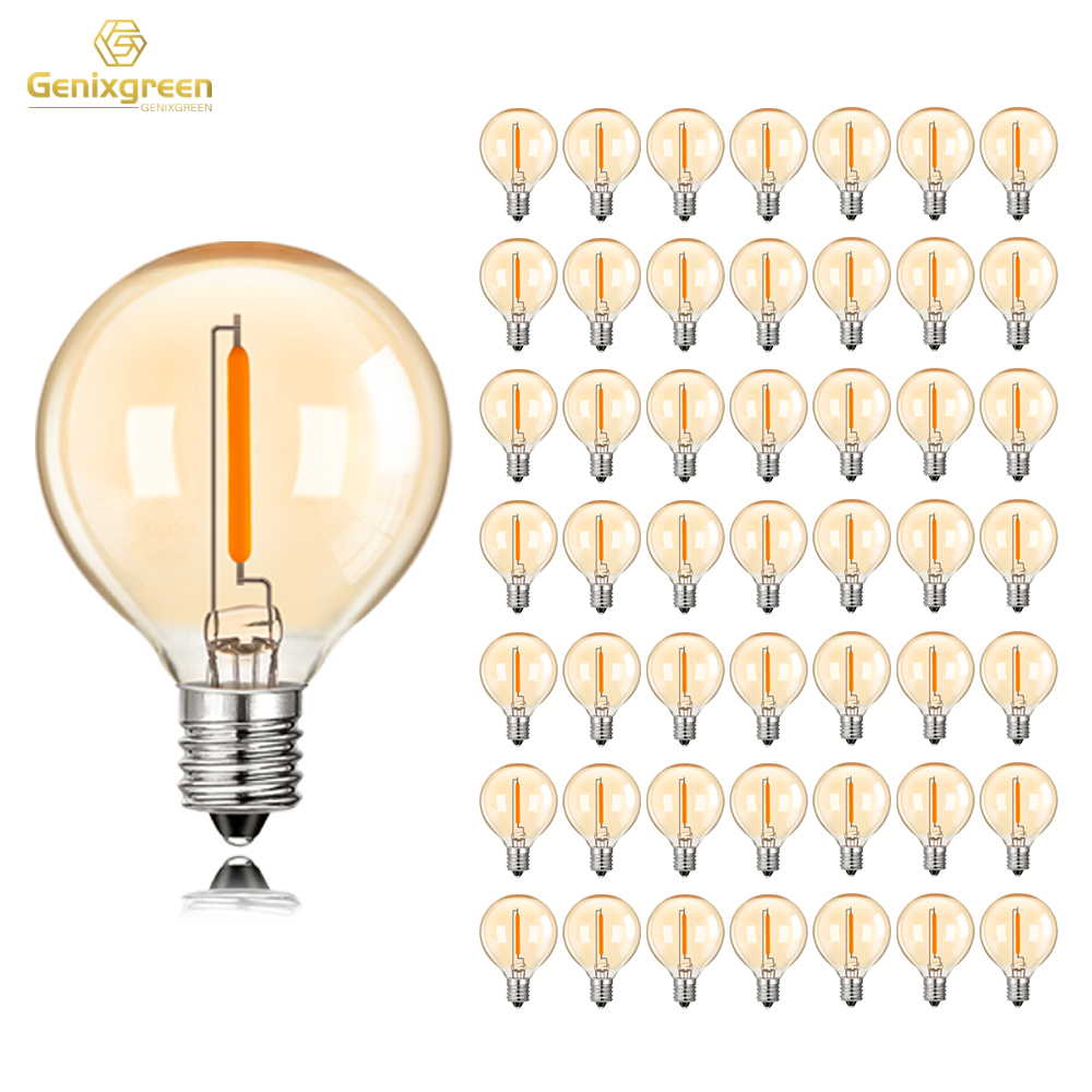 50 Stücke G40 String Licht Ers – Outdoor Lighting Glass Replacement Bewertung und Preis