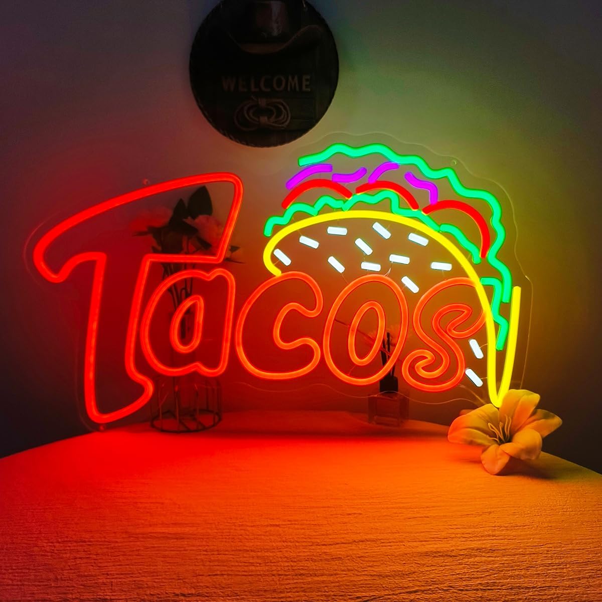 Tacos LED-Neon-Schild USB-Wand – Outdoor Lighting Restaurant Bewertung und Preis