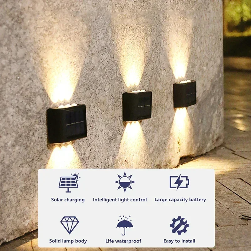 LED Solarleuchte für Außen, Wa – Outdoor Lighting Wire Bewertung und Preis