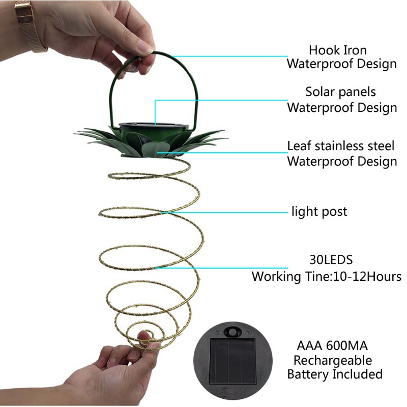 Solarbetriebene LED-Lichterket – Outdoor Lighting Wire Bewertung und Preis