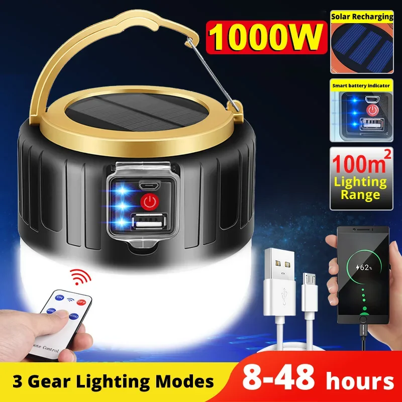 LED Solar Camping Licht Power  – Outdoor Lighting Wire Bewertung und Preis