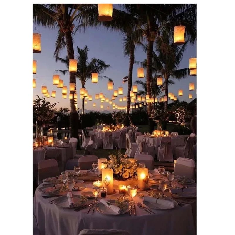 Hochwertige 4-teilige DIY Weiß – Lighting Wedding Outdoor Bewertung und Preis