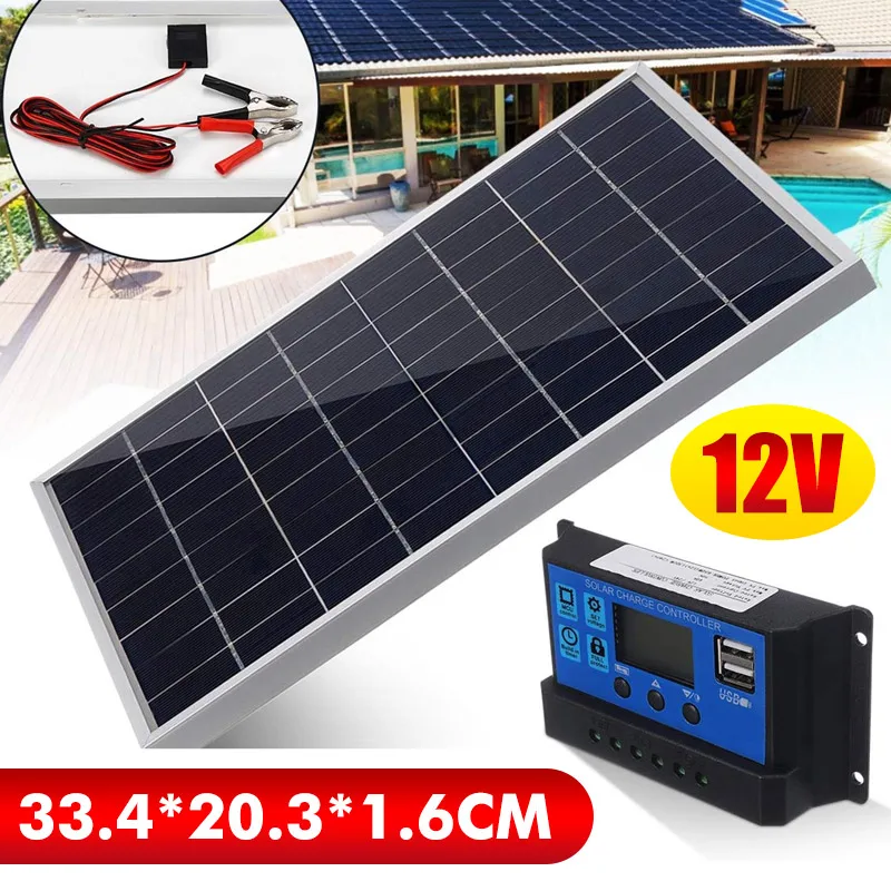 50 W Solarpanel-Set, monokrist – Outdoor Lighting Transformer Bewertung und Preis