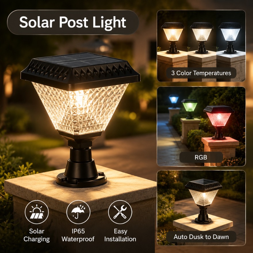 Solar-LED-Pfostenleuchte für d – Dusk To Dawn Bulb Bewertung und Preis