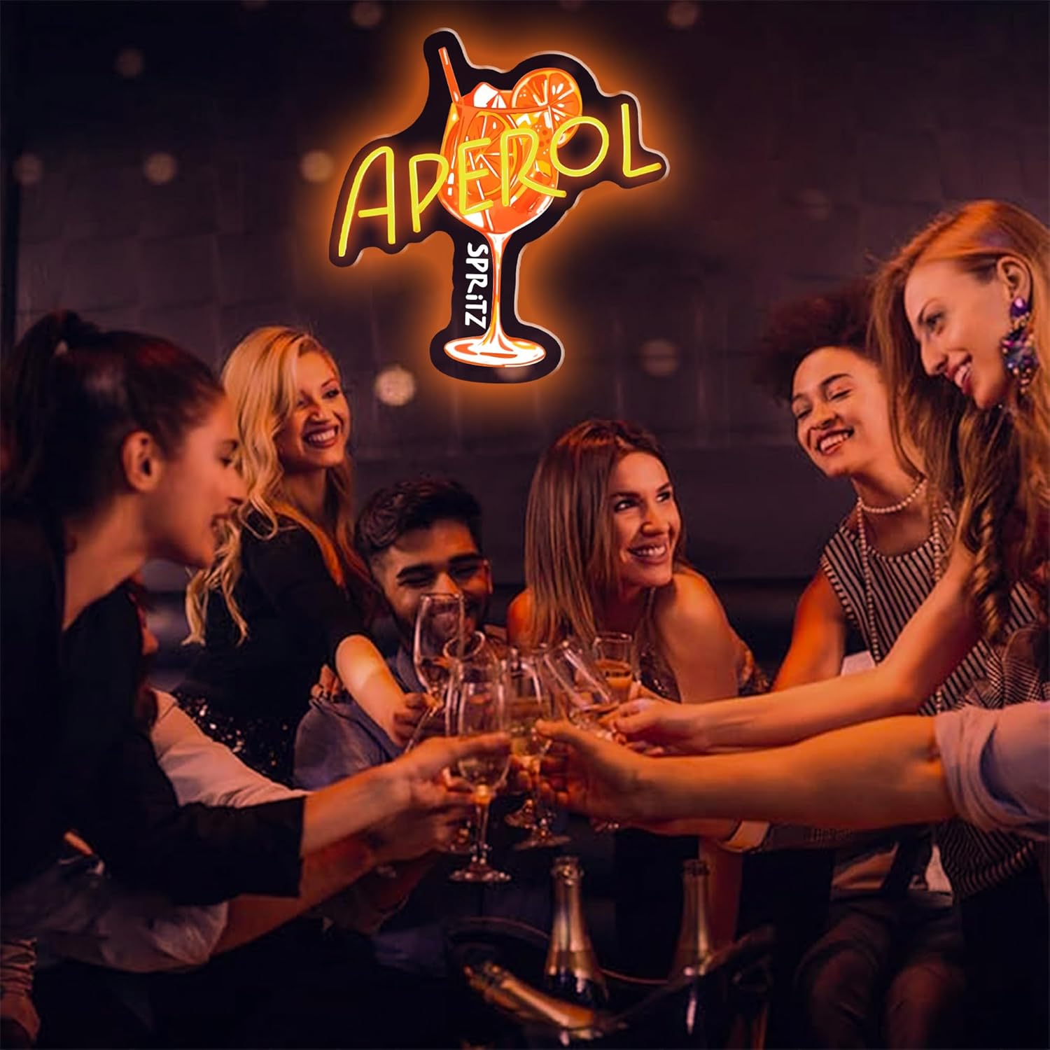 Orange/Aperol Spritz Neon-Schi – Outdoor Lighting Restaurant Bewertung und Preis