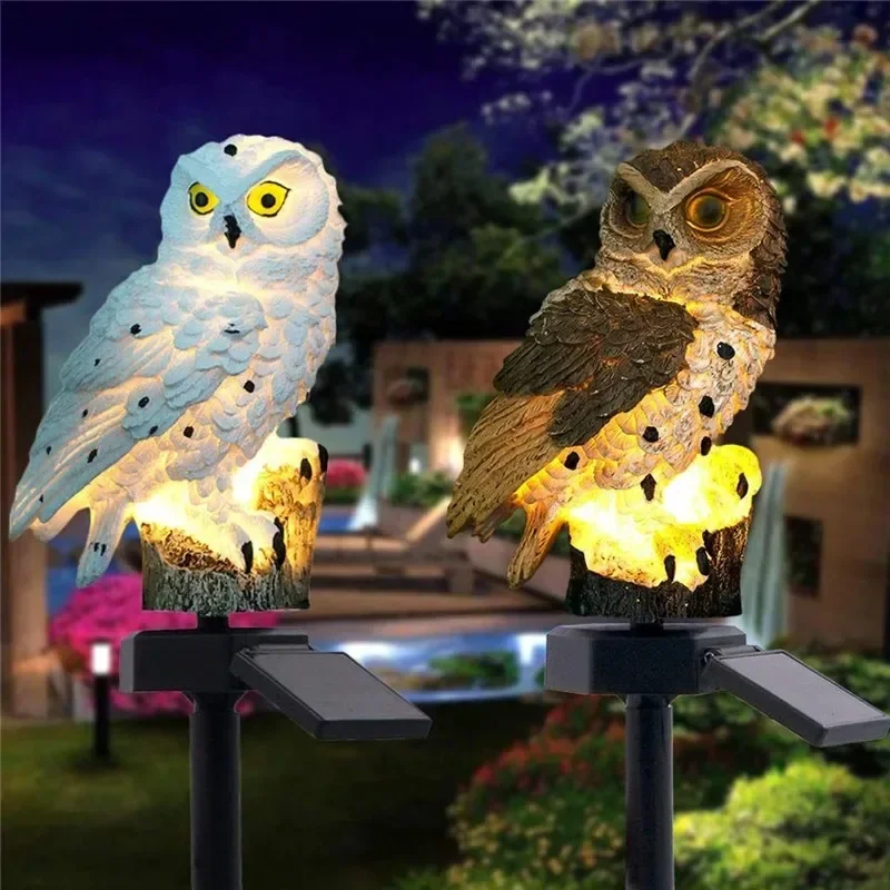 Solar-Eulen-Statue Gartenleuch – Outdoor Lighting Wire Bewertung und Preis