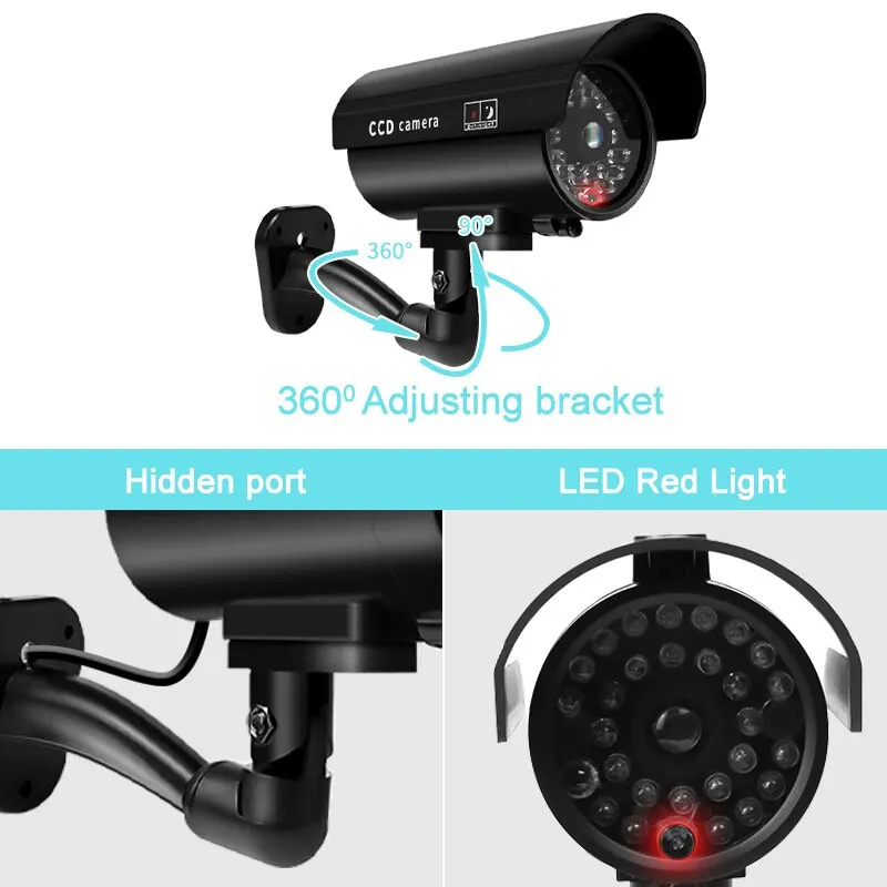 1 x Dummy-Überwachungskamera,  – Outdoor Lighting Video Bewertung und Preis