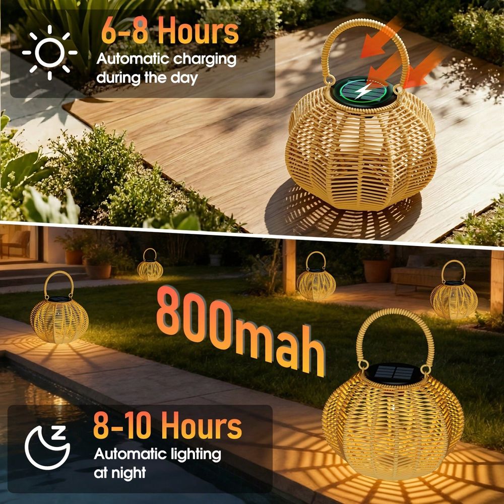 Rattan-Solar-Ambientelampe für – Lighting Wedding Outdoor Bewertung und Preis