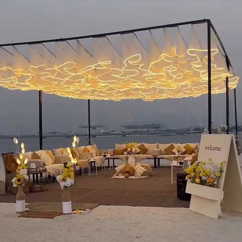 Hochzeits-Deckendekoration Out – Lighting Wedding Outdoor Bewertung und Preis