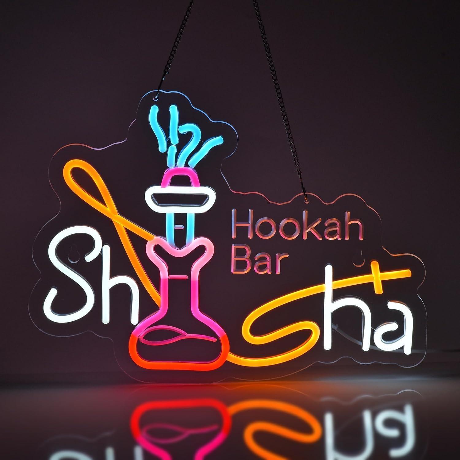Shisha Neon-Schild, dimmbare U – Outdoor Lighting Restaurant Bewertung und Preis