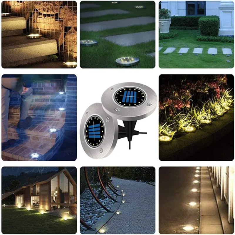 8/20 LED Solar-Bodenleuchten W – Outdoor Lighting Under Deck Bewertung und Preis